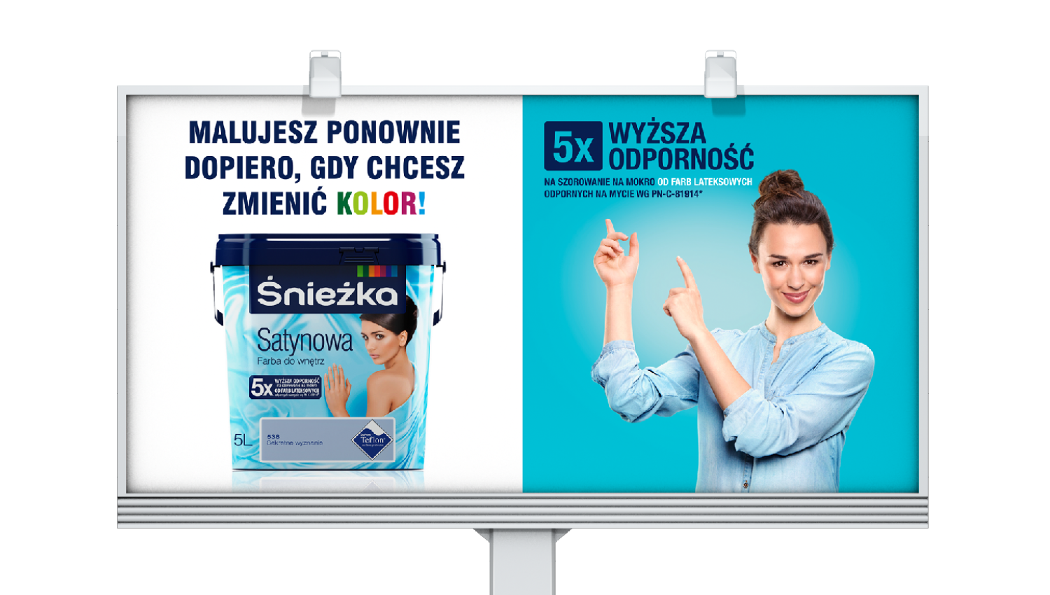 Eskadra - Malujesz ponownie, dopiero gdy chcesz zmienić kolor! - Śnieżka